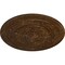 Ekena Millwork Naple Ceiling Medallion (Fits Canopies up to 3 3/8"), 37 1/2"OD x 3 3/8"P, Root Beer Crackle CM37NARBC - alternate 2